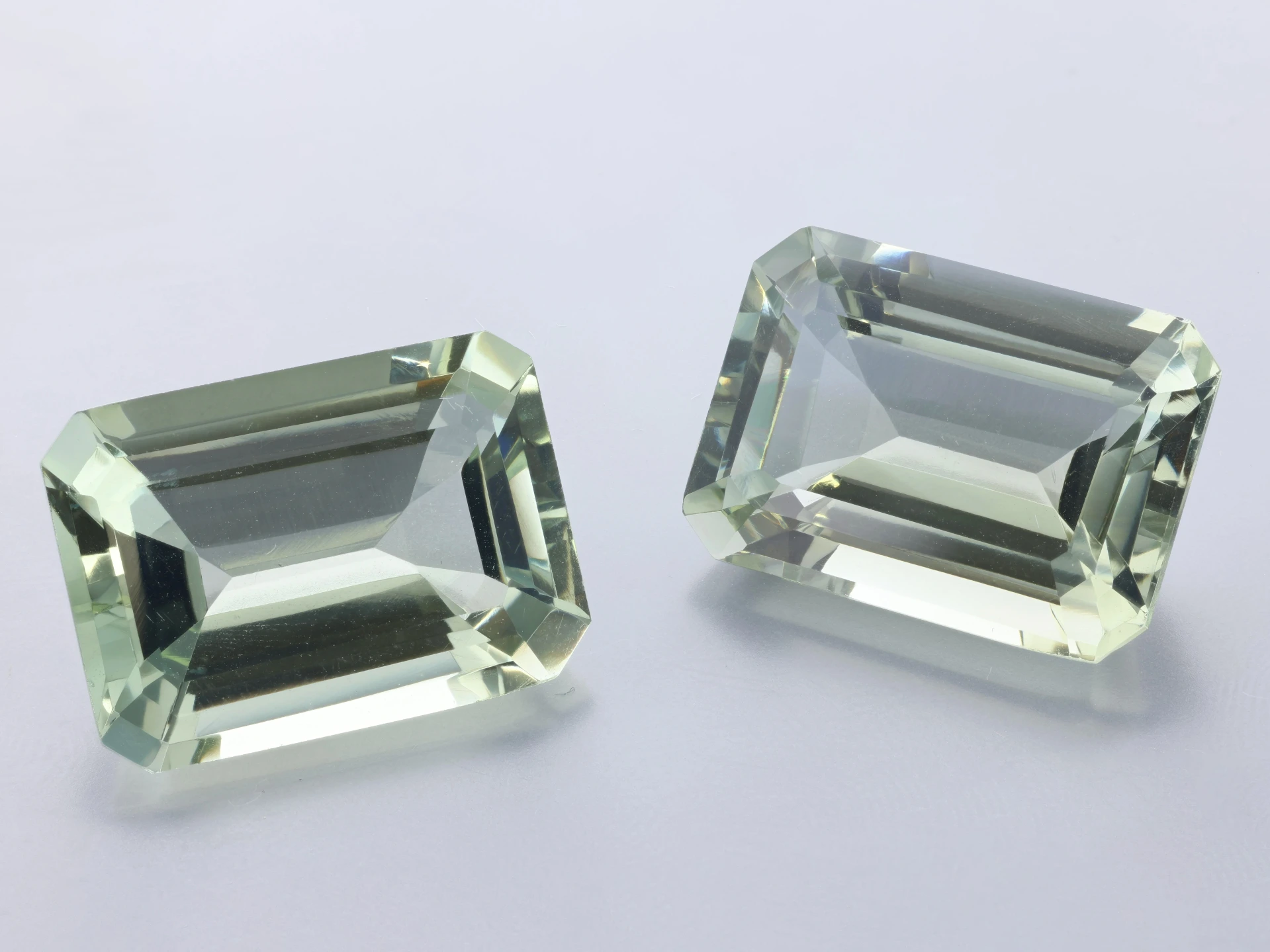 Mint Quartz 18x13mm Emerald Cut 