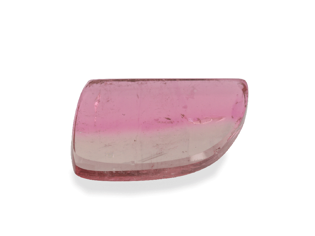 [UMXX1306X1] Watermelon Tourmaline 12.5x7mm Crystal Slice