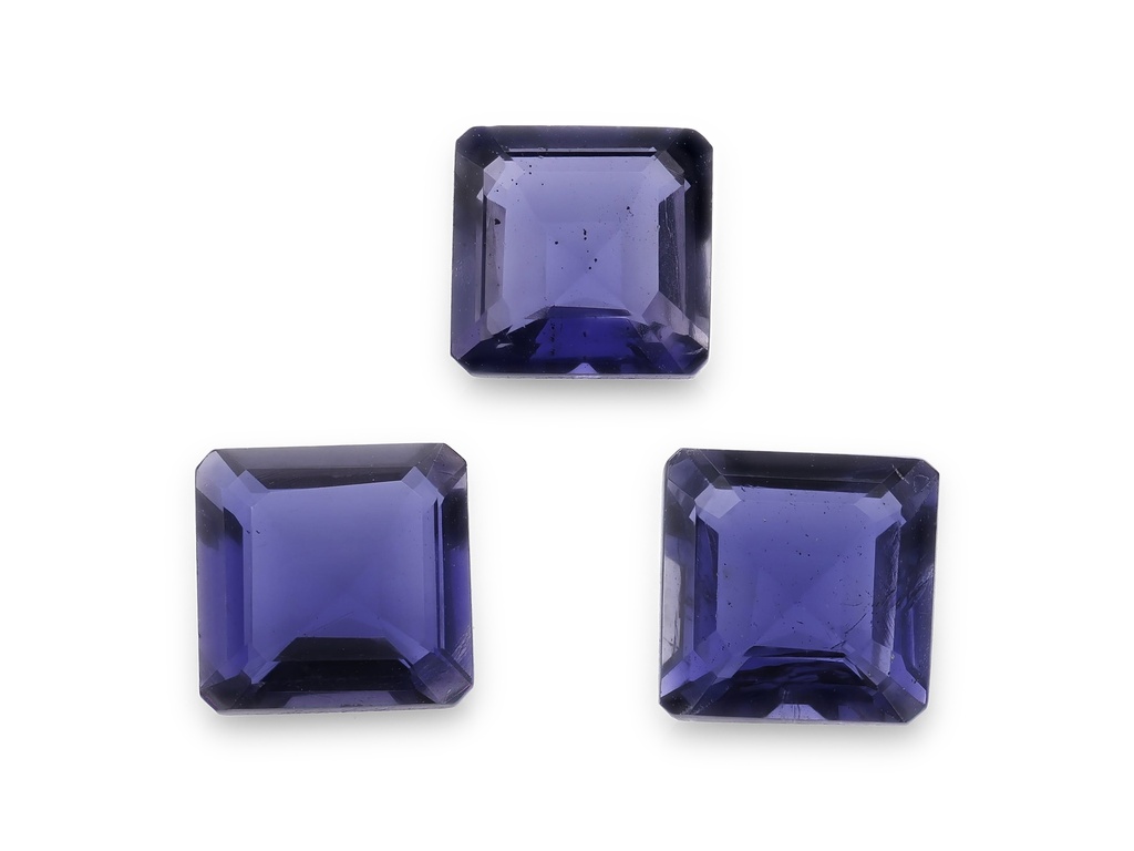 [WSOS0800] Iolite 8.00mm Square Emerald Cut 