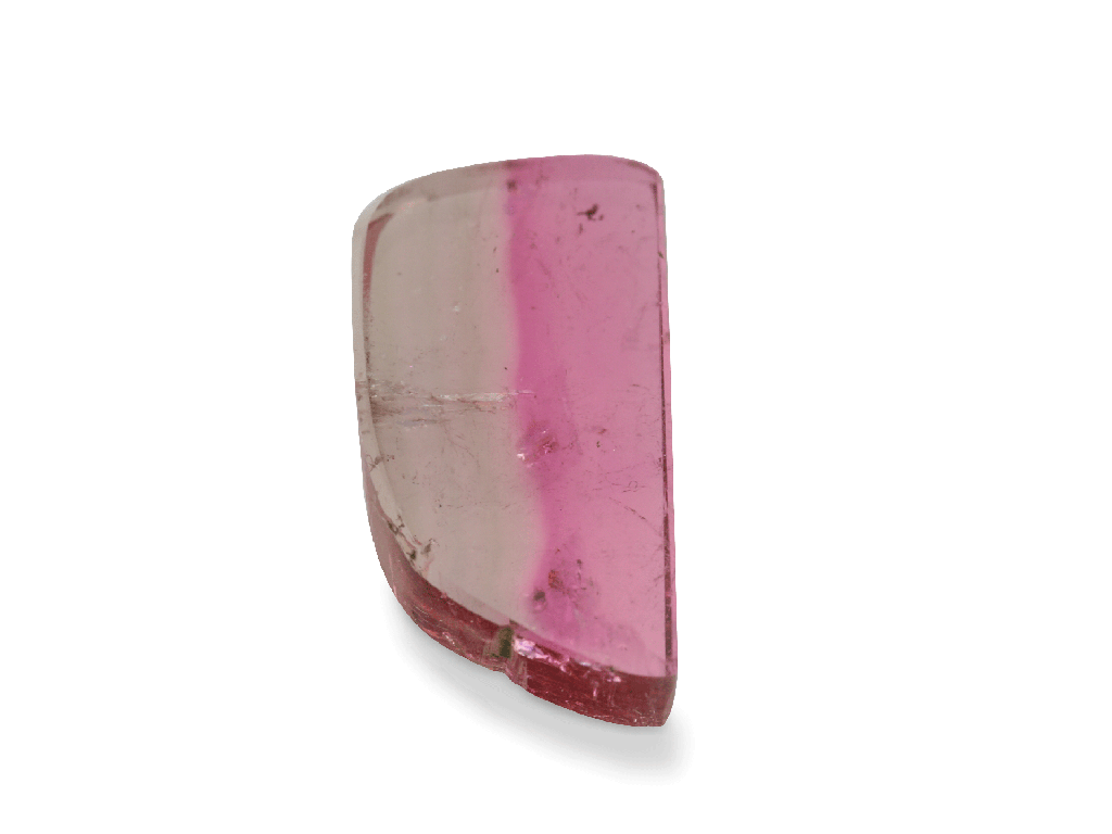[UMXX1306X2] Watermelon Tourmaline 13x7mm Crystal Slice