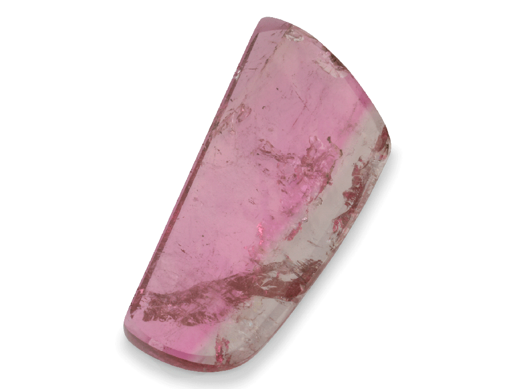 [UMXX2216X1] Watermelon Tourmaline 21.5x9.8mm Crystal Slice