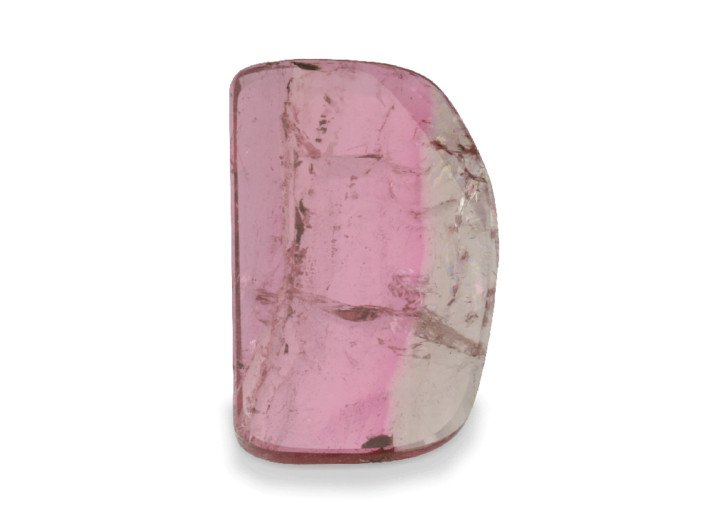 [UMXX3020X4] Watermelon Tourmaline 28x11.2mm Crystal Slice