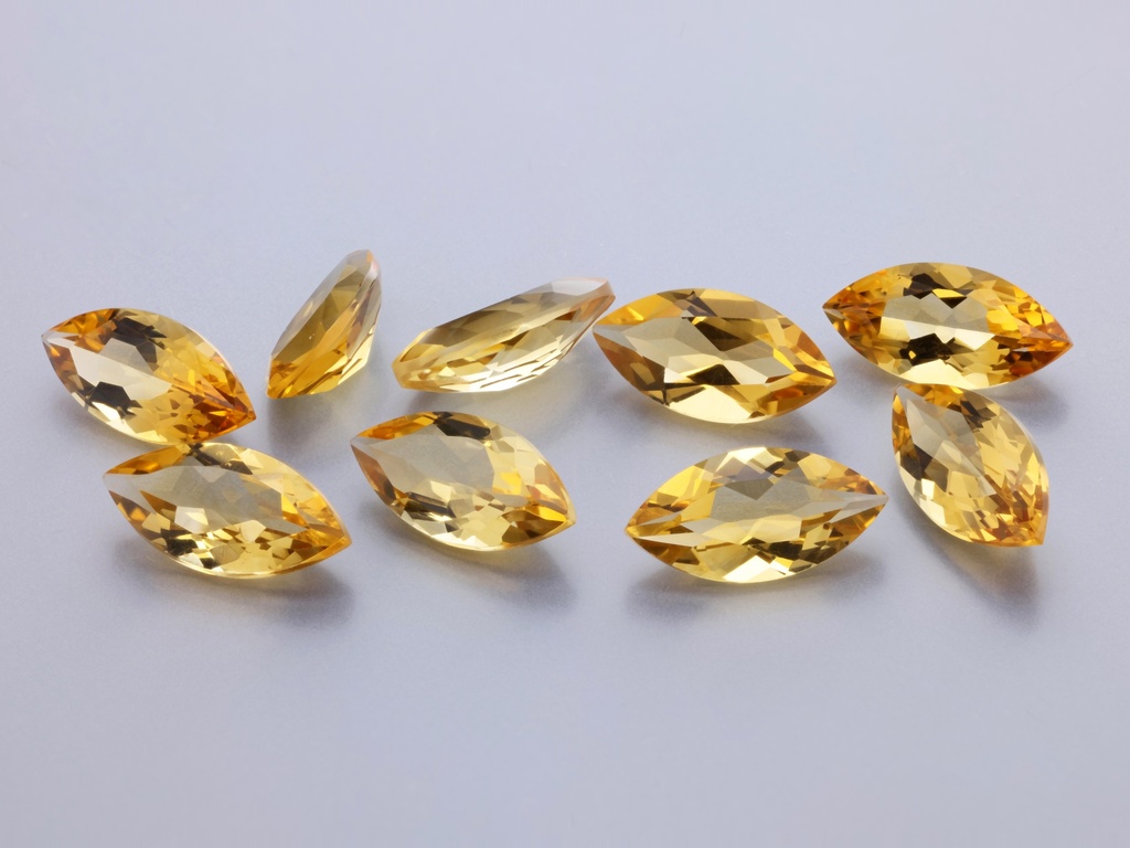 [QCMB1005] Citrine 10x5mm Marquise 