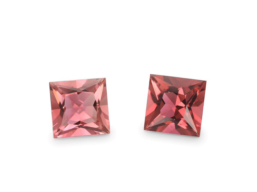 [UPQP0525X1] Pink Tourmaline 5.25mm Princess 