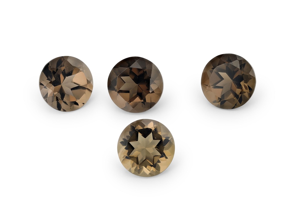 [QSRB0700] Smoky Quartz 7.00mm Round