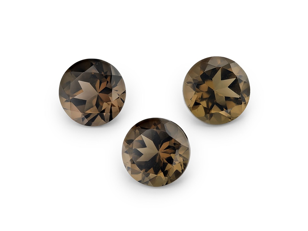 [QSRB0800] Smoky Quartz 8.00mm Round