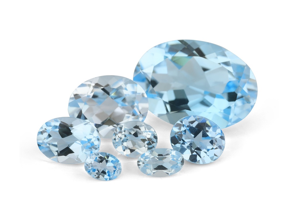 [TKVB0503] Topaz 5x3mm Oval Light Blue 
