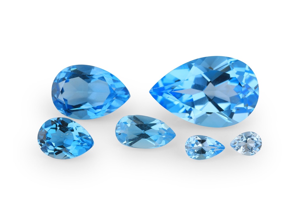 [TMPB1612] Topaz 16x12mm Pear Shape Medium Blue 