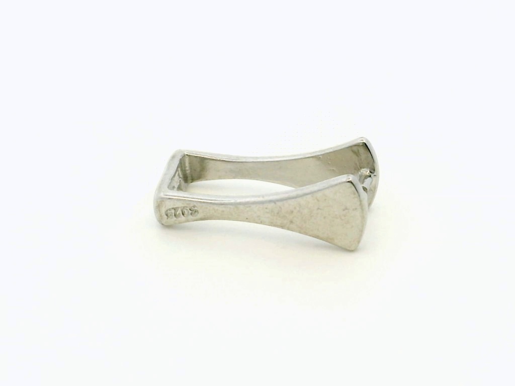 [CLASS0005] Bail Sterling Silver Fan Shape Stone Holder