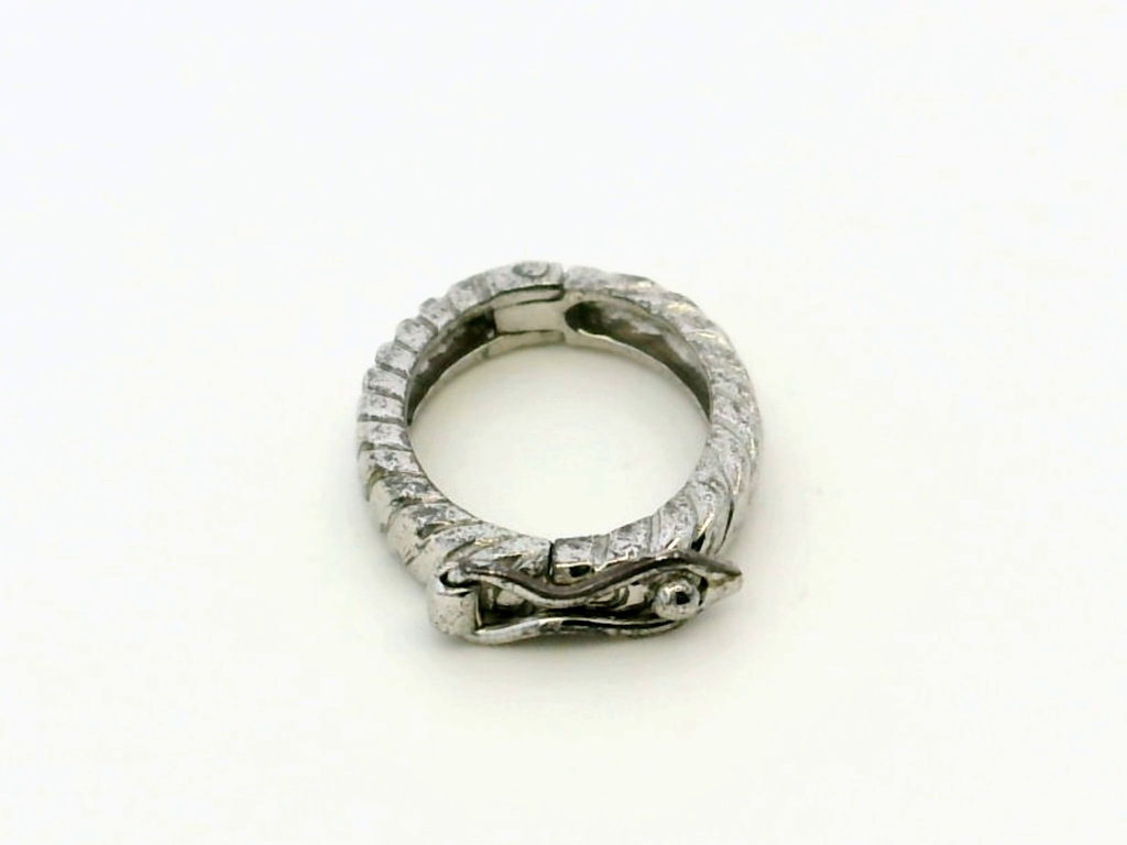 [CLASS0010] Shortener Sterling Silver 17x13mm Oval Polished with Twist Pattern