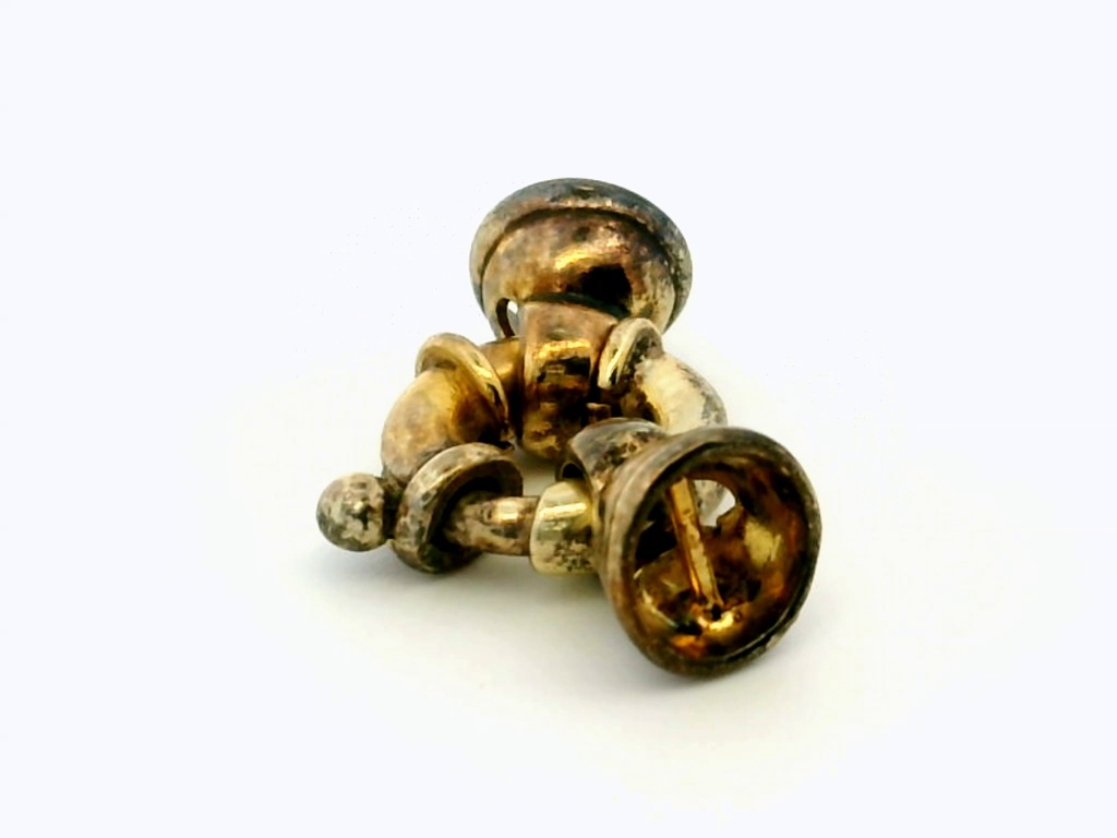 [CLASS0014] Bolt Ring Sterling Silver Gold Plated 11mm