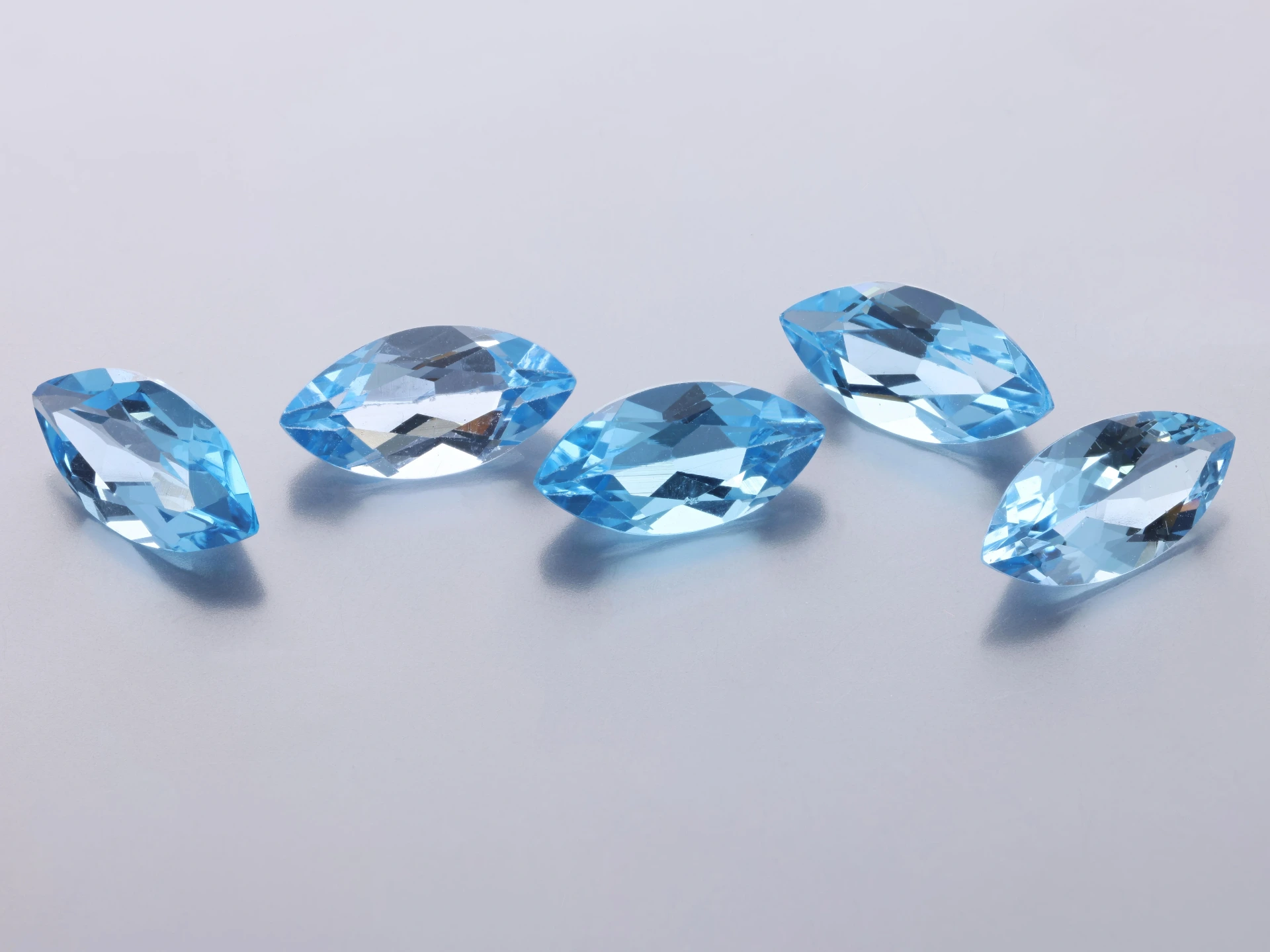 [TMMB1005] Topaz 10x5mm Marquise Medium Blue 