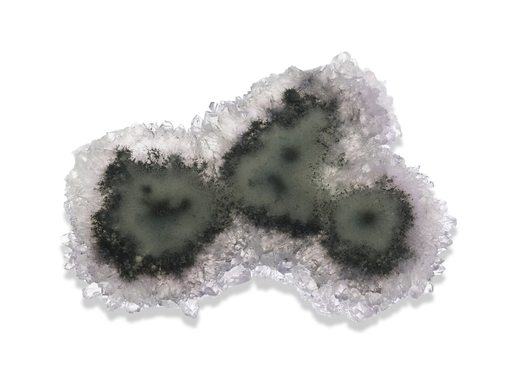 [AX3107] Amethyst 63x49mm Stalactite Flower
