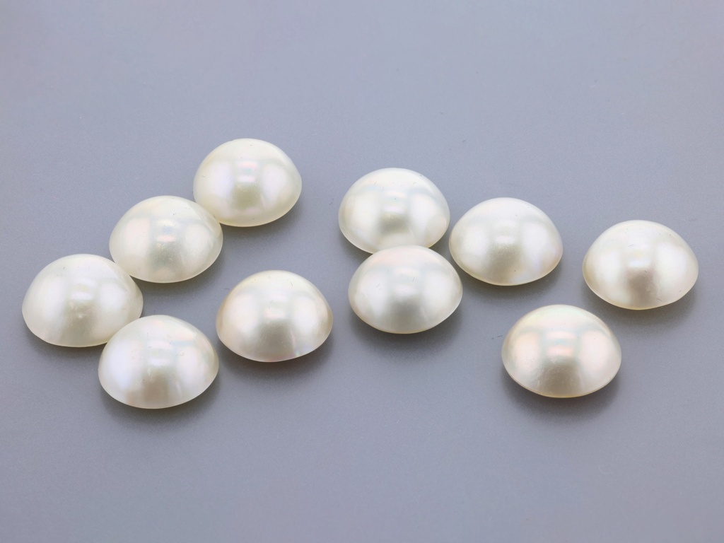 Mabe Pearl 10-10.5mm Round White