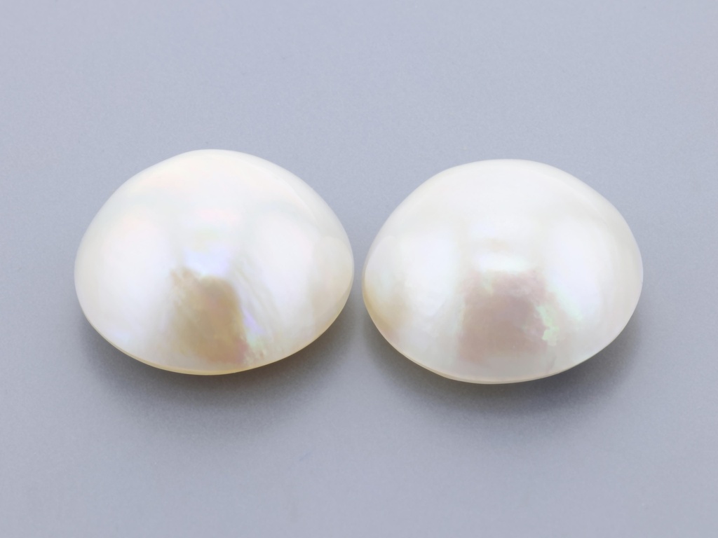 Mabe Pearl 16-16.5mm Round White