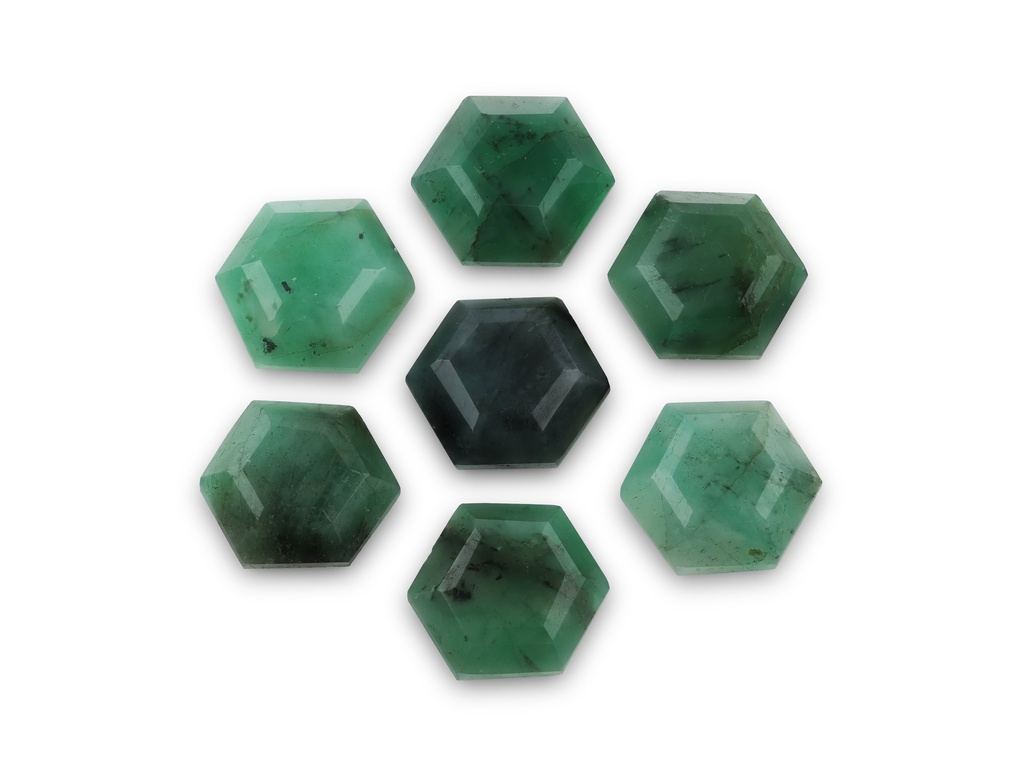 Emerald 7.00mm+/- Hexagon