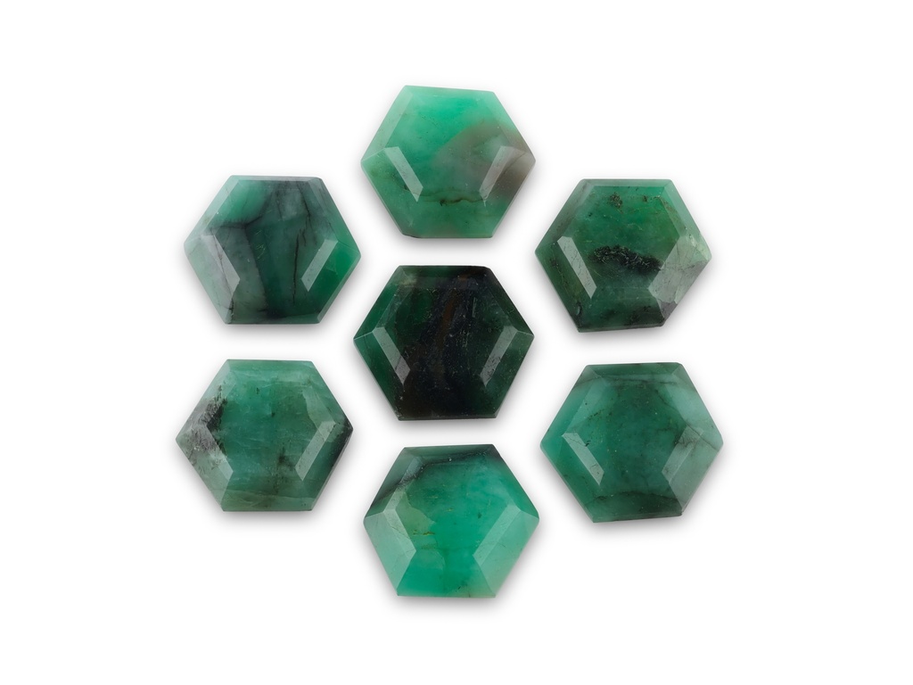 Emerald 9.00mm+/- Hexagon