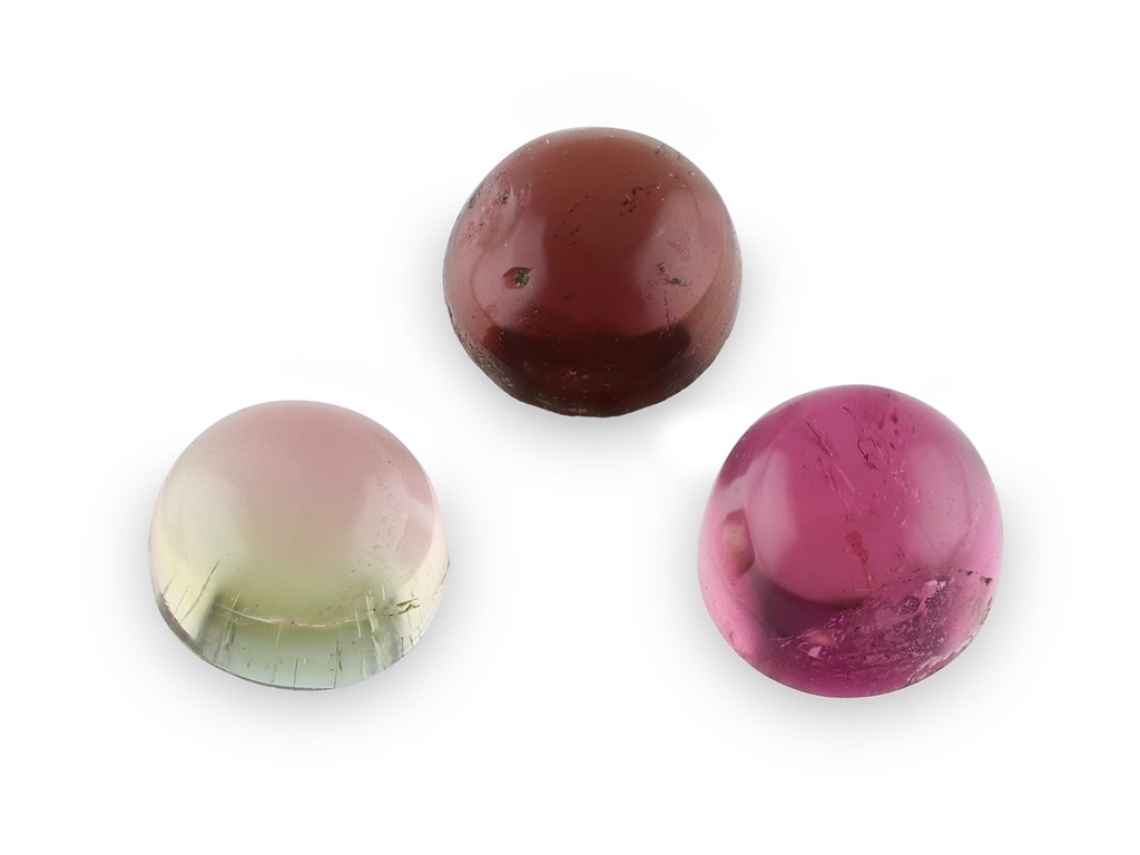 [UPRC0250] Pink Tourmaline 2.50mm Round Cabochon