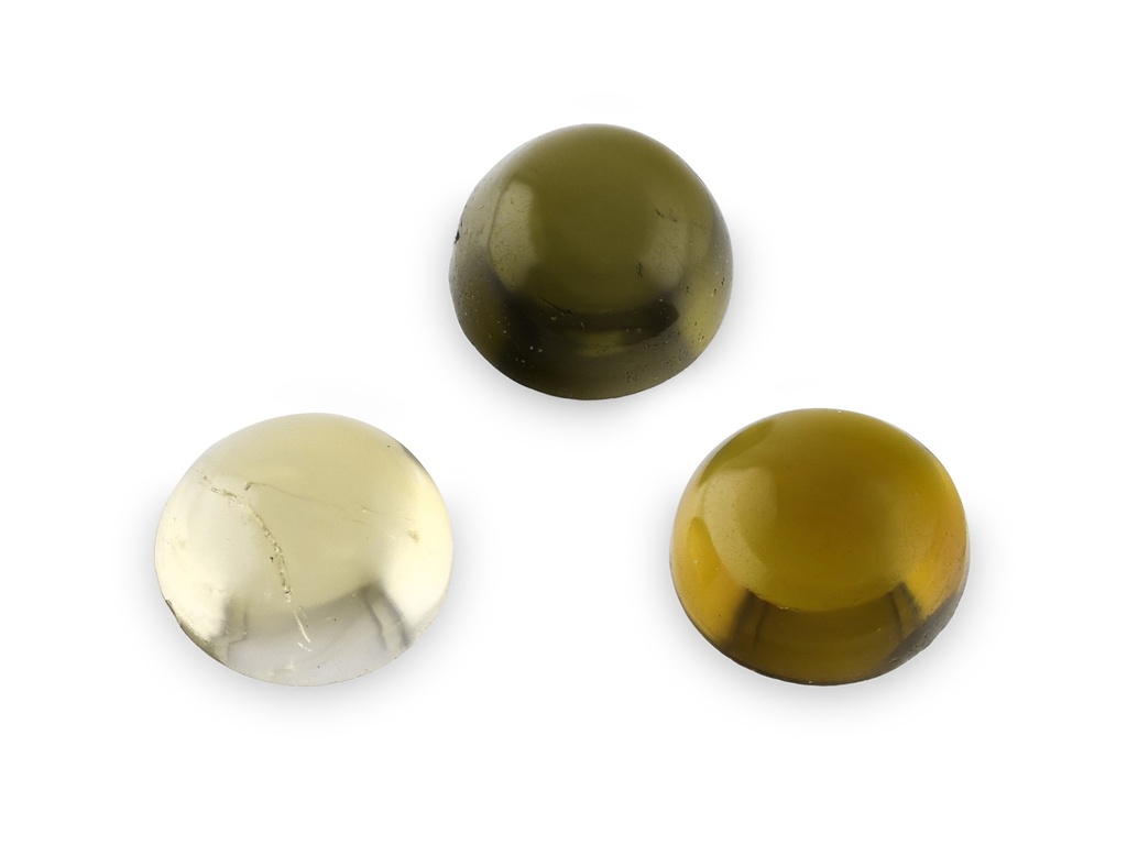 [UYRC0200] Yellow Tourmaline 2.00mm Round Cabochon