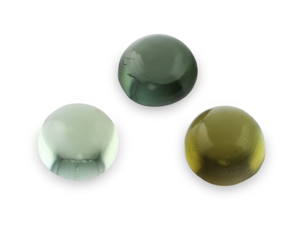 [UGRC0200] Green Tourmaline 2.00mm Round Cabochon