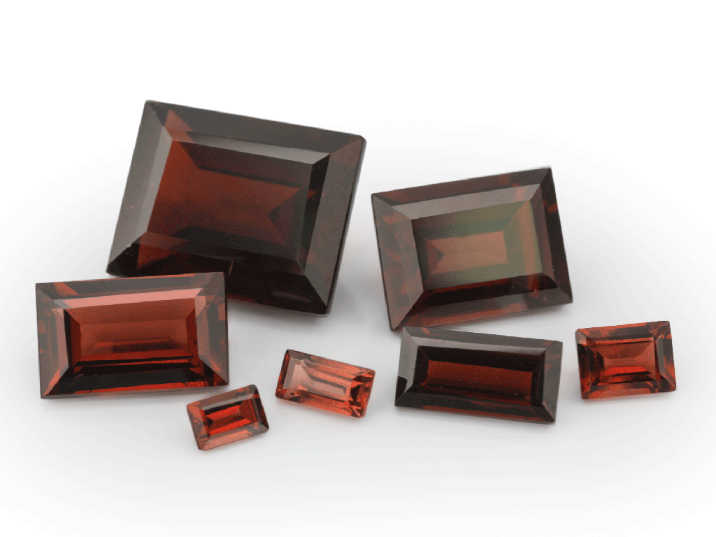 [GABS0302] Almandine Garnet 3x2mm Baguette 