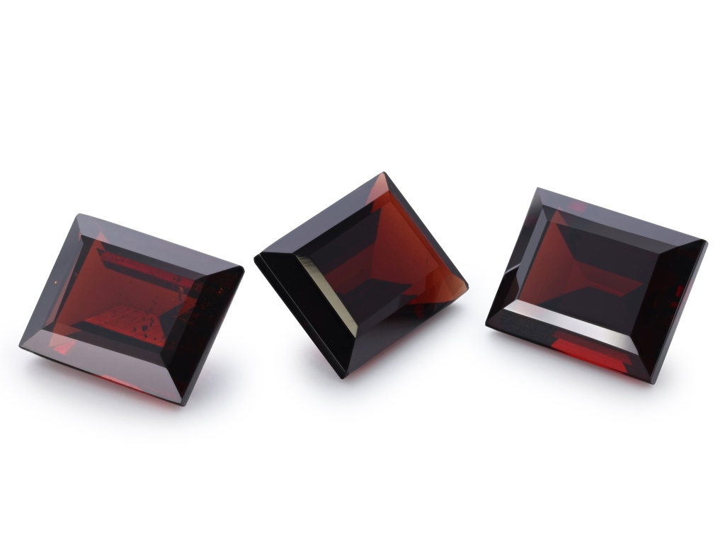 [GABS1008] Almandine Garnet 10x8mm Baguette 