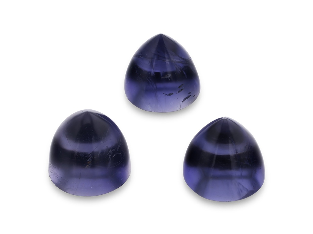 [WSRC0600P1] Iolite 6.00mm Bullet Cabochon