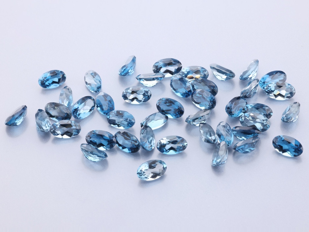 [TLVB0503] London Blue Topaz 5x3mm Oval 