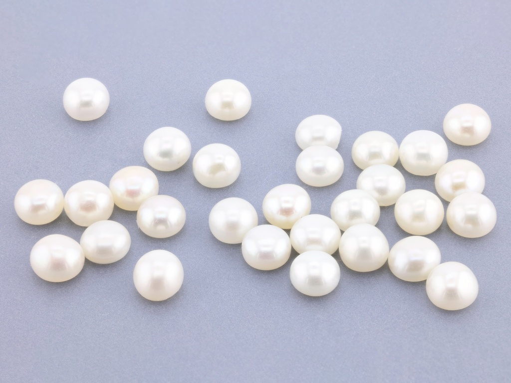 Natural Half Seed Pearls 3.25-3.50mm Round
