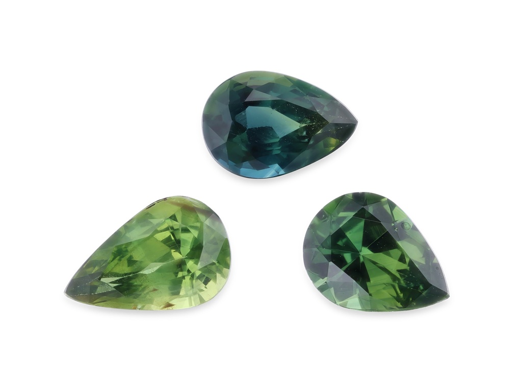 [SMPB0704] Parti Sapphire 7x4mm+/- Pear Shape