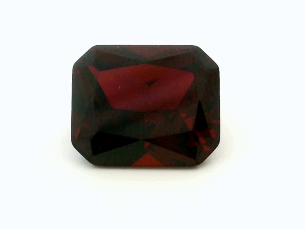 Synthetic Ruby Dark Red 12x10mm Radiant Cut