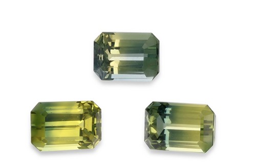 [SMOS0403P2] Parti Sapphire 4x3mm +/- Emerald Cut