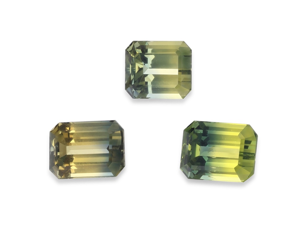 [SMOS0504P1] Parti Sapphire 5x4mm +/- Emerald Cut