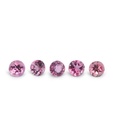 Pink Tourmaline 3.50mm Round Diamond Cut