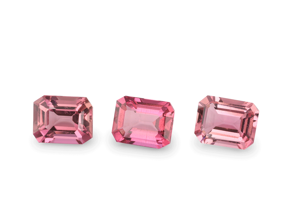 [UPOS0504] Pink Tourmaline 5x4mm Emerald Cut