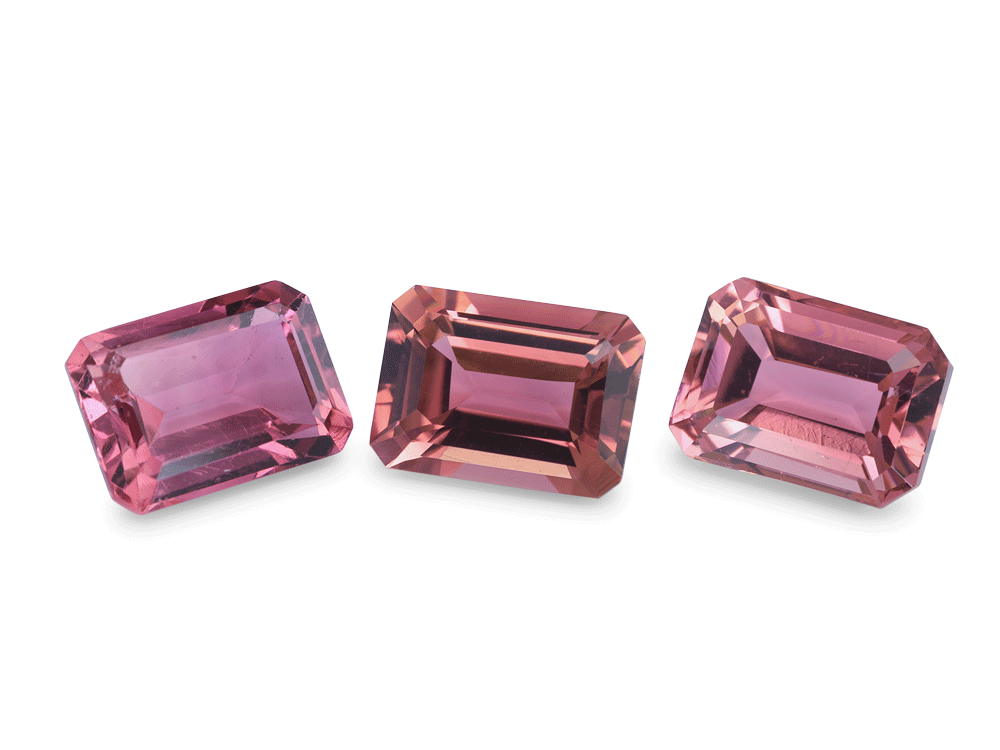 [UPOS0705] Pink Tourmaline 7x5mm Emerald Cut