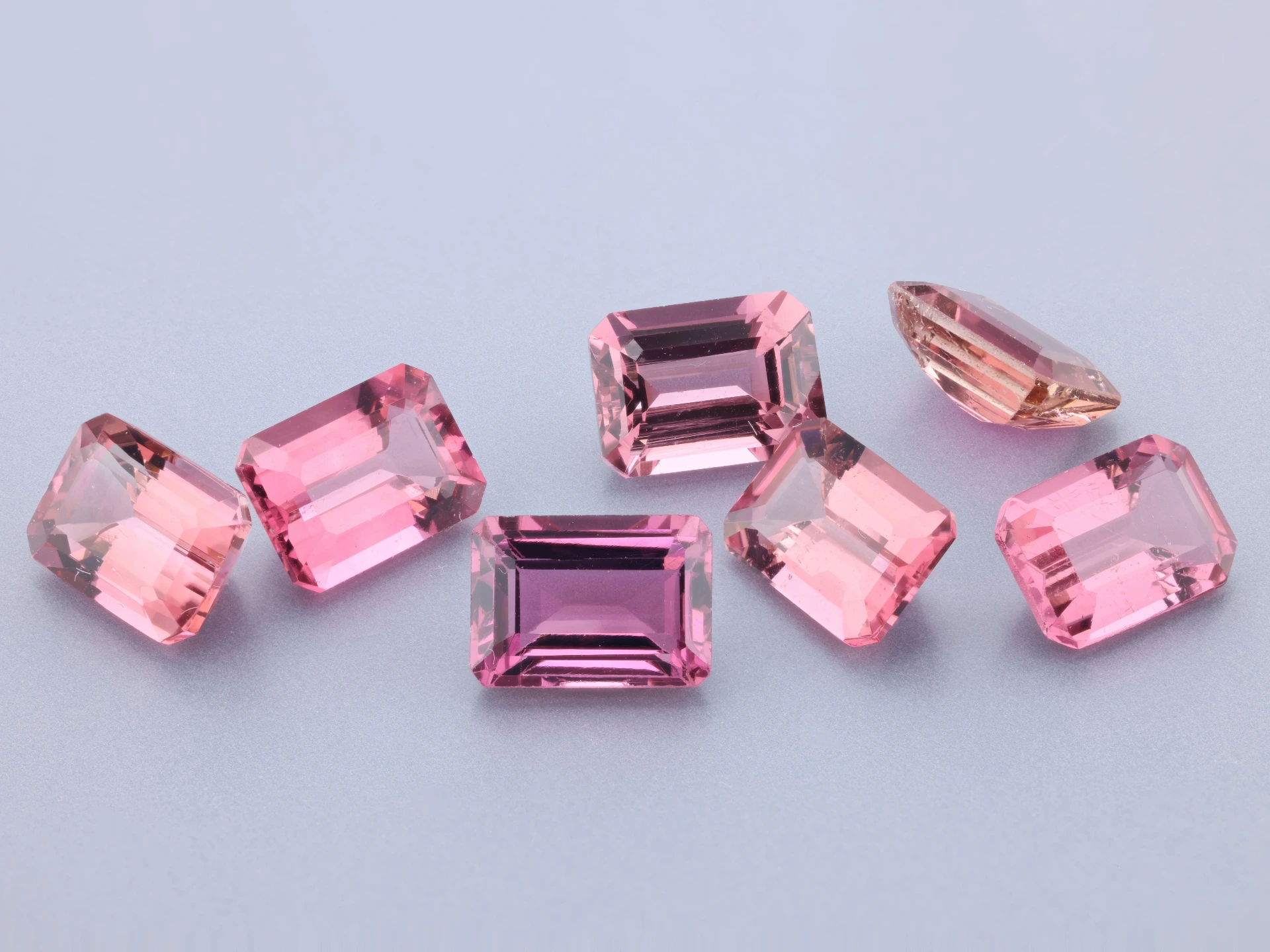 [UPOS0705] Pink Tourmaline 7x5mm Emerald Cut