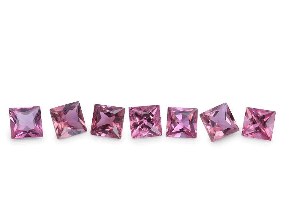 [UPQP0250] Pink Tourmaline 2.50mm Princess Cut
