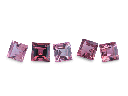 Pink Tourmaline 3.50mm Carre Cut