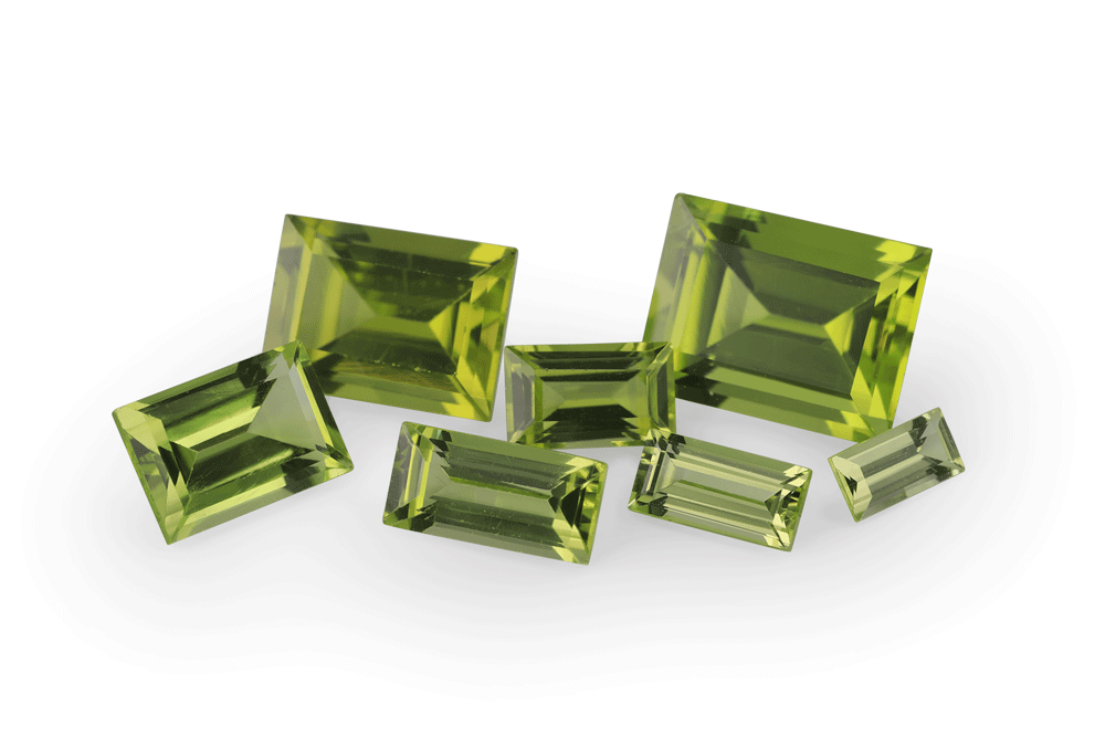 [PRBS0806] Peridot 8x6mm Baguette