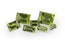 Peridot 8x6mm Baguette