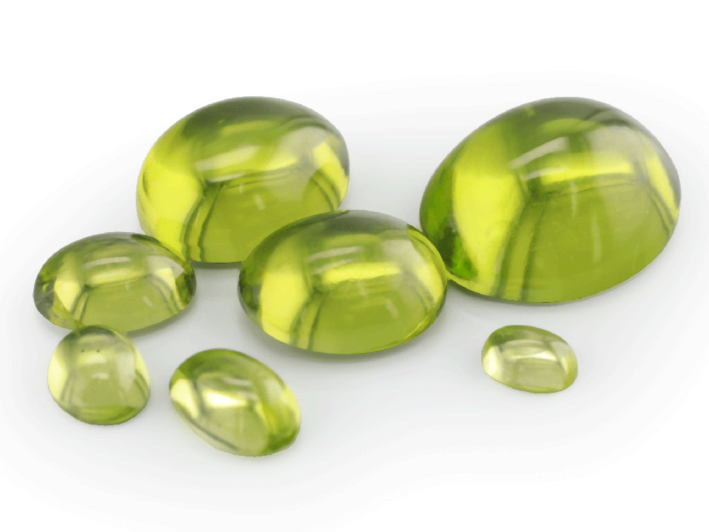 [PRVC0403] Peridot 4x3mm Oval Cabochon 