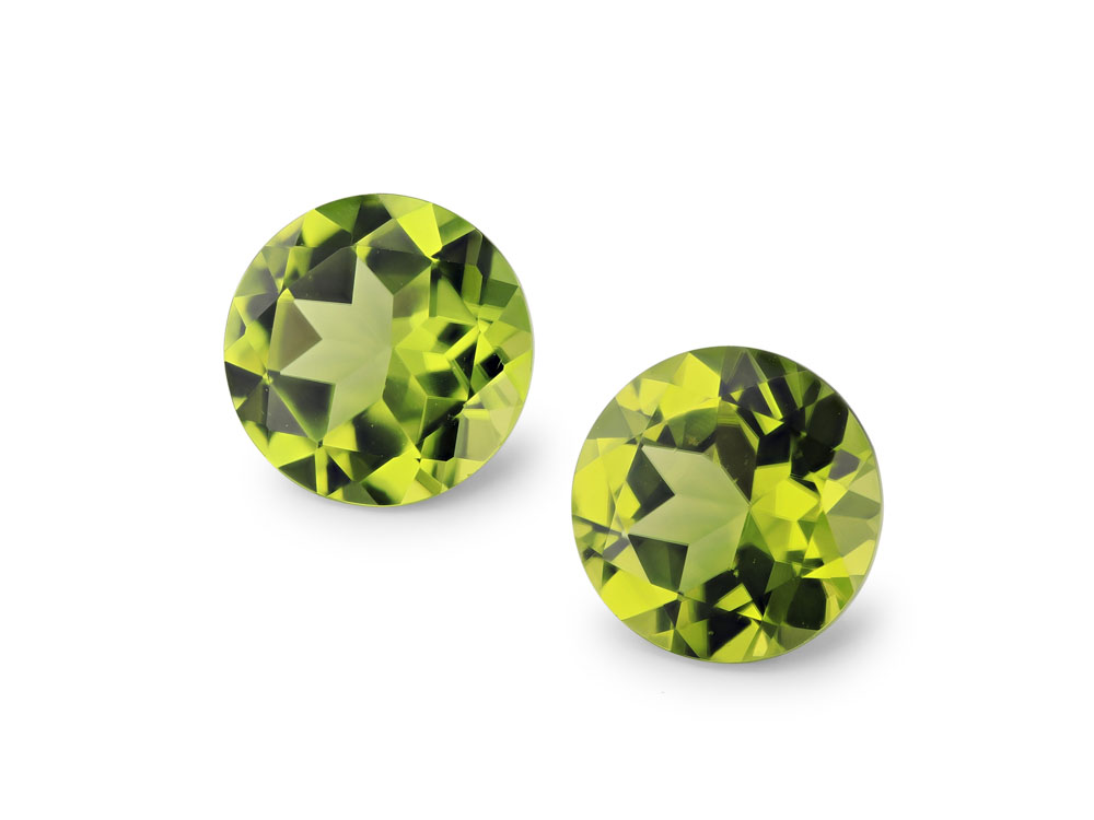 [PRRB0900] Peridot 9.00mm Round