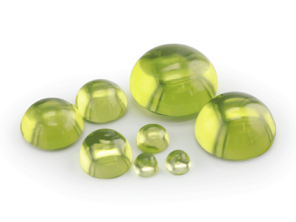 [PRRC0225] Peridot 2.25mm Round Cabochon 