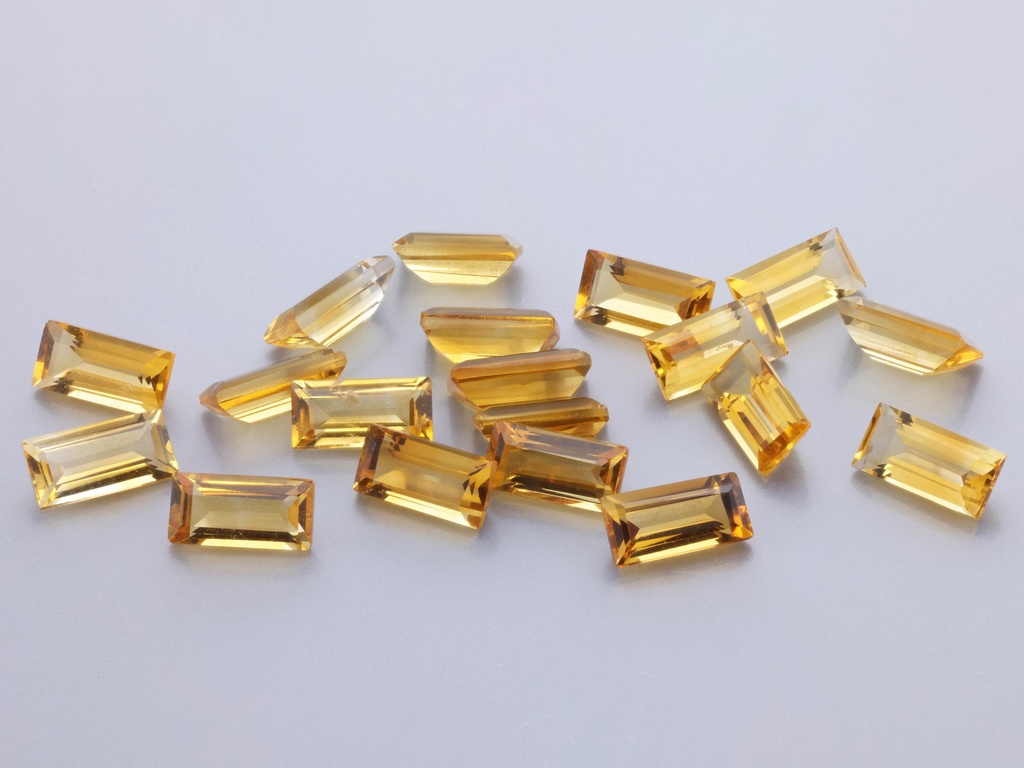 [QCBS0603] Citrine 6x3mm Baguette 