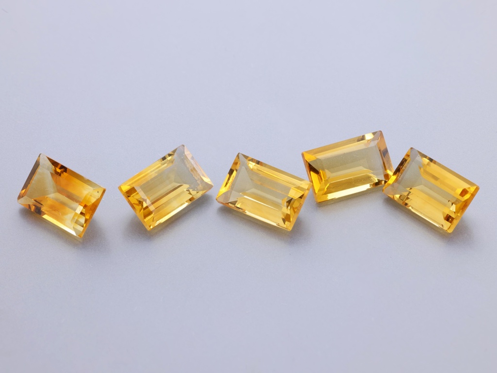 [QCBS0805] Citrine 8x5mm Baguette