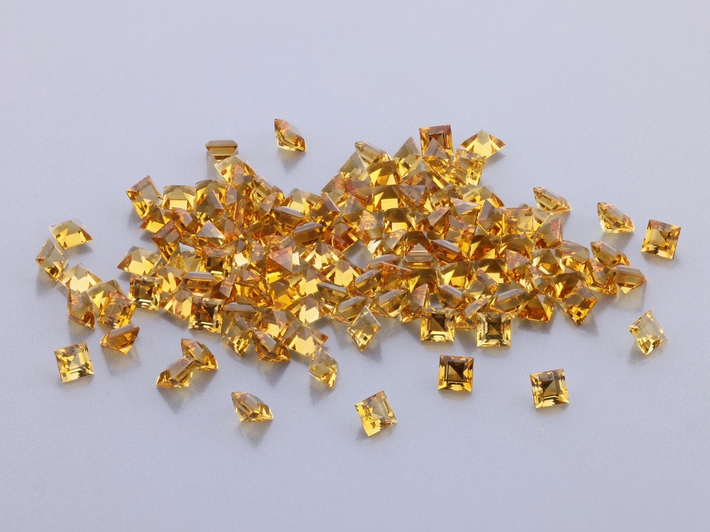[QCQS0200] Citrine 2.00mm Carre Cut