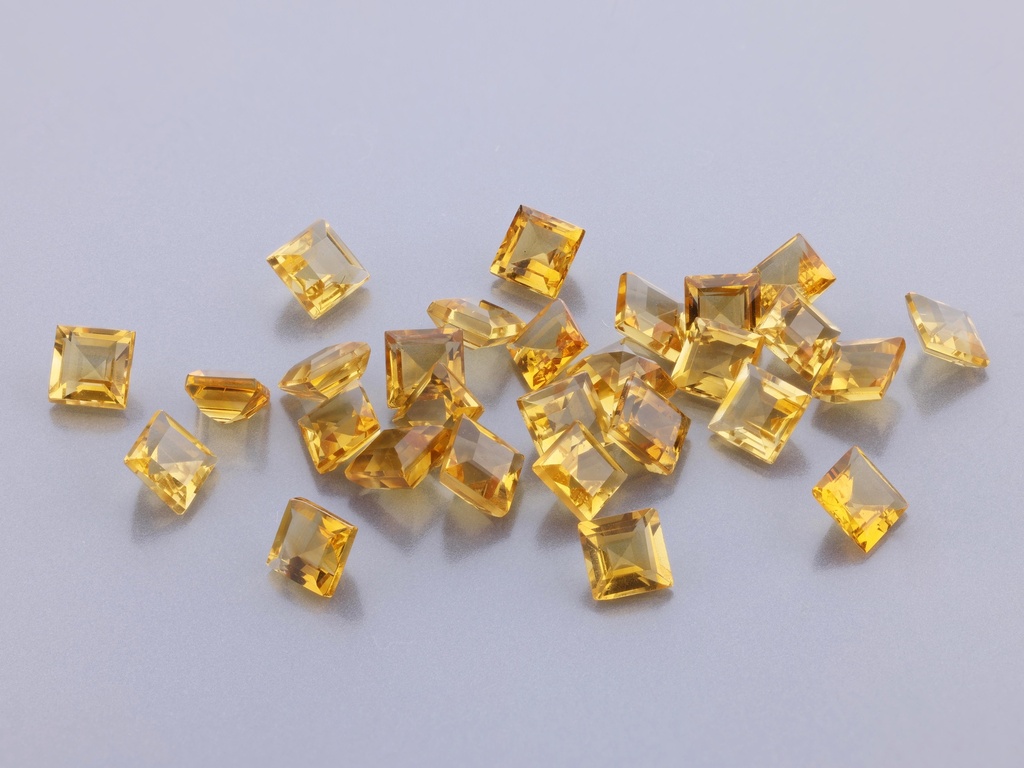 [QCQS0300] Citrine 3.00mm Carre Cut