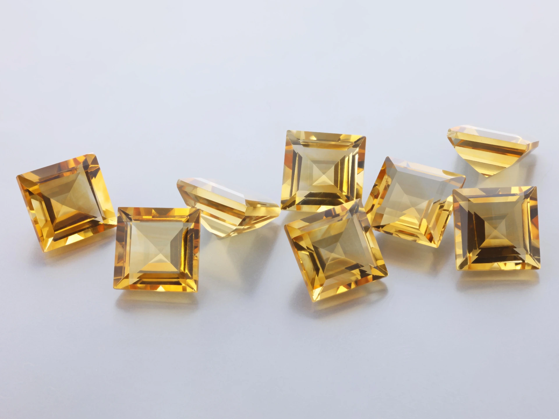 [QCQS0800] Citrine 8.00mm Carre Cut