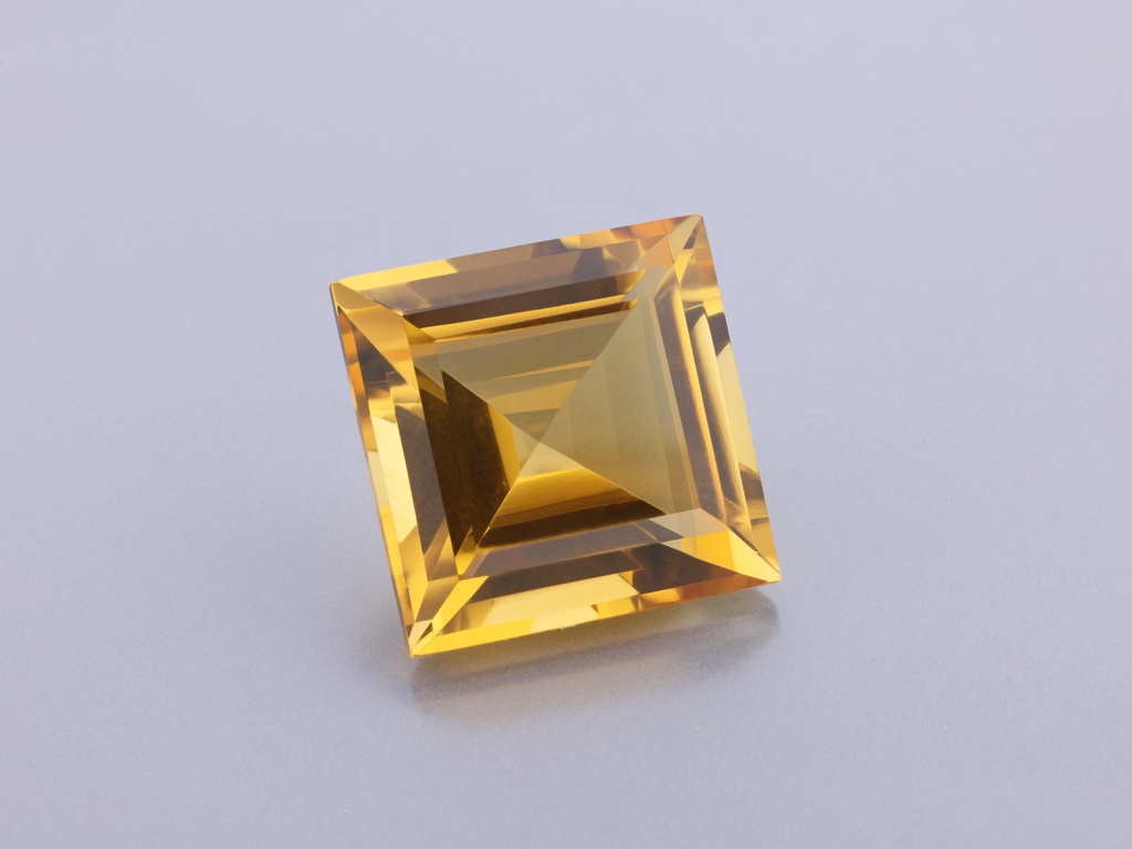 [QCQS1400] Citrine 14mm Carre Cut
